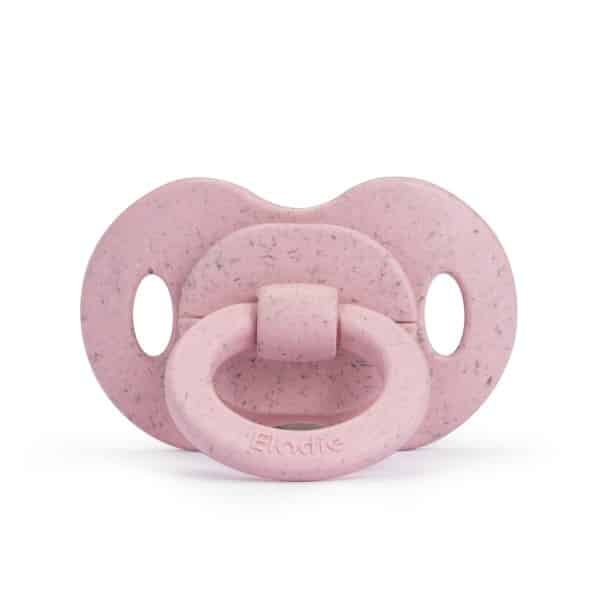 Sucette rose bonbon Sucette orthodontique en bambou Elodie, rose bonbon, 3 mois et plus (image principale)