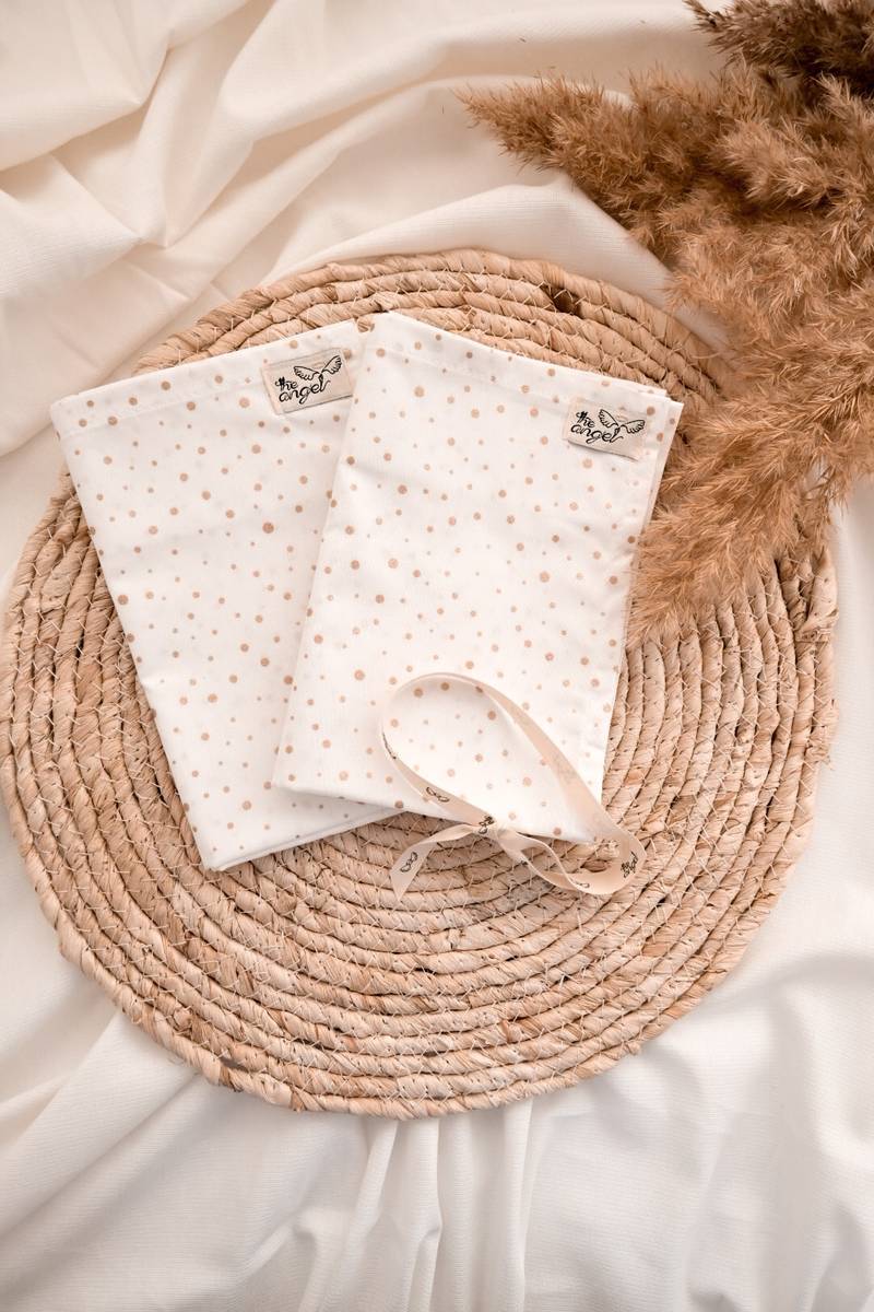 The Angel- 2-teiliges Set Baby Bettlaken-Sparkle Dots Hauptbild