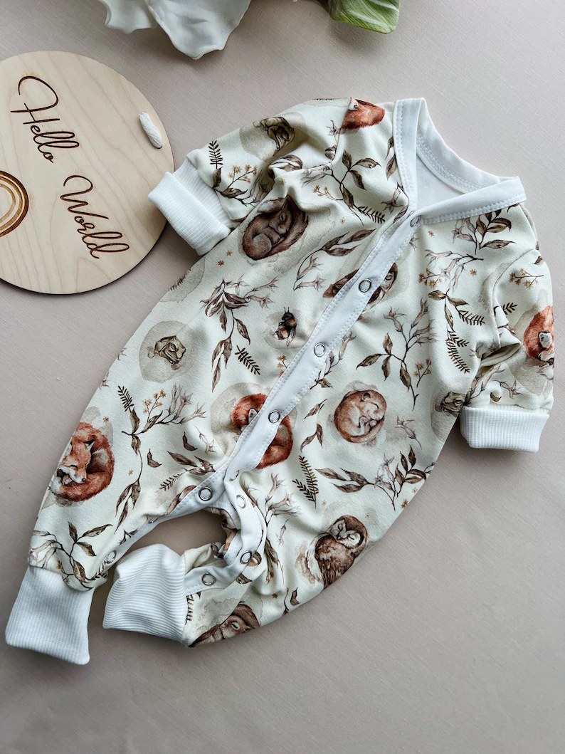 Barboteuse | Coton GOTS de qualité supérieure | Image principale de Little Sleepers