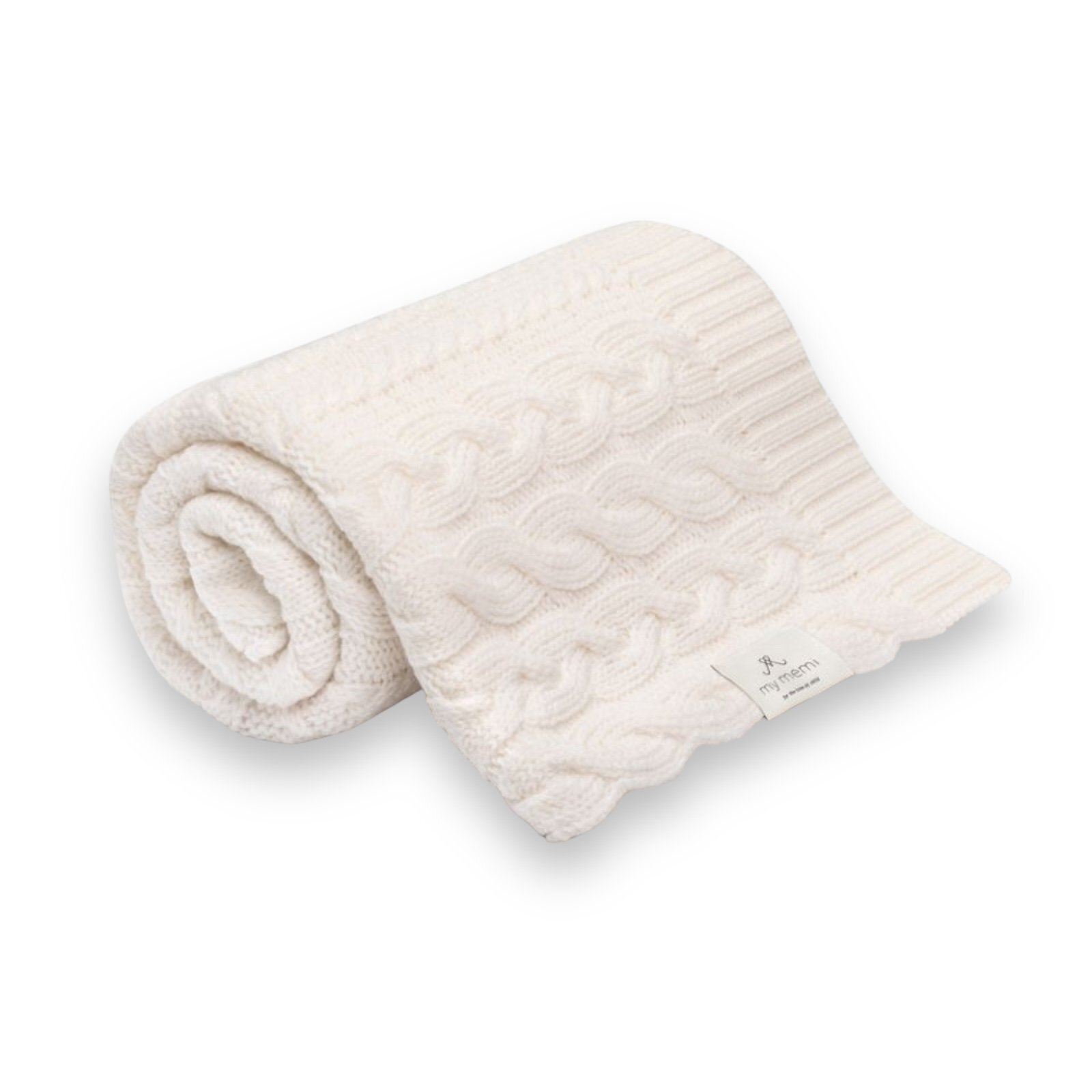 MY MEMI | Merino Decke Premium Braided| Cream 25900 MY MEMI | Merino Decke Premium Braided| Cream Hauptbild
