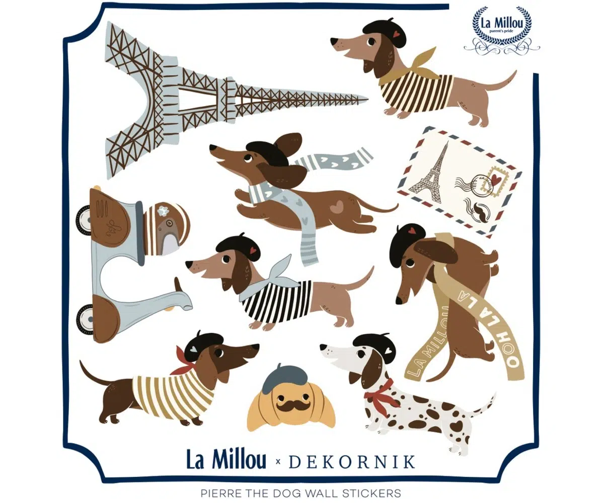 Wall Sticker Piere the Dog 30535 Wall Sticker Piere the Dog Hauptbild