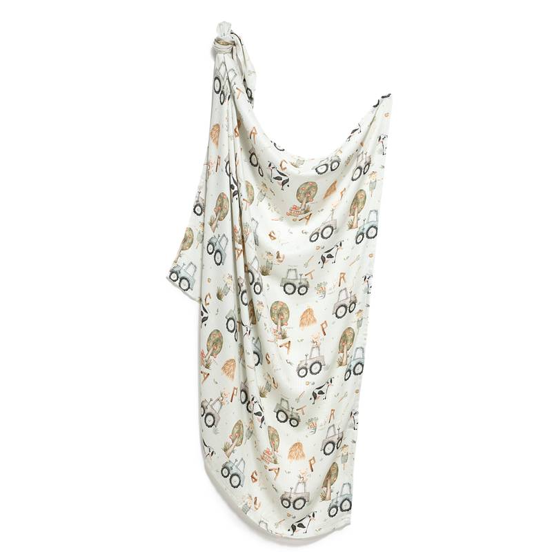 Swaddle Babydecke ABC Farm Hauptbild