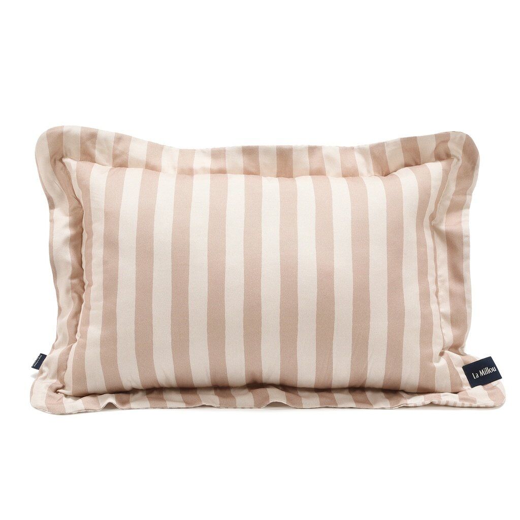 Kopfkissen Bambus STRIPES BEIGE - XL - 50 x 70 cm Hauptbild