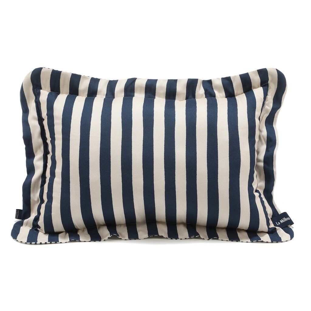 Kopfkissen Bambus STRIPES NAVY - XL - 50 x 70 cm Hauptbild