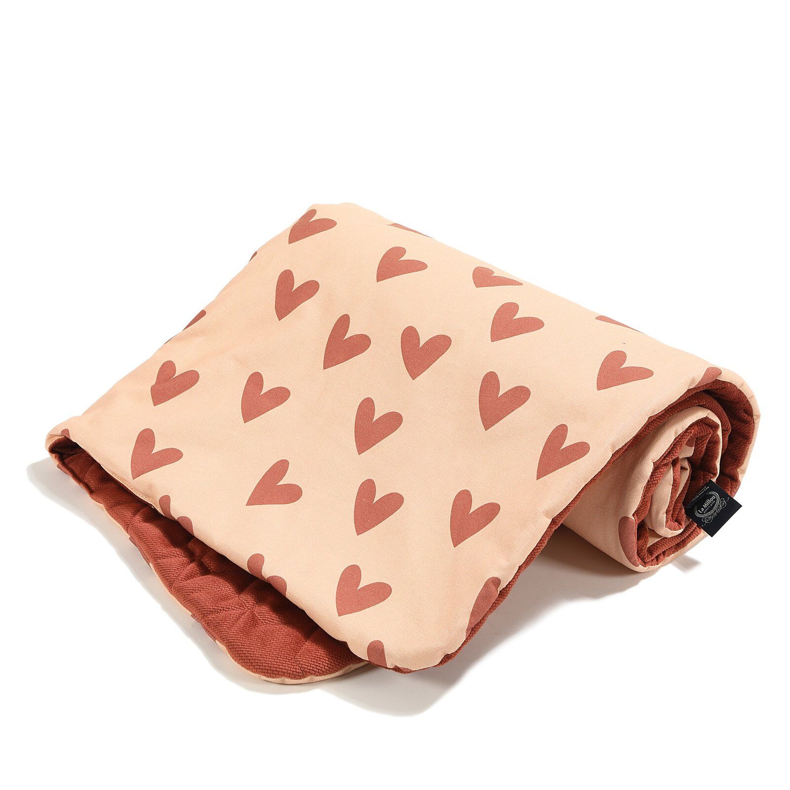 Warme Decke Velvet HEARTBEAT PINK - M - 80 x 100 cm Hauptbild