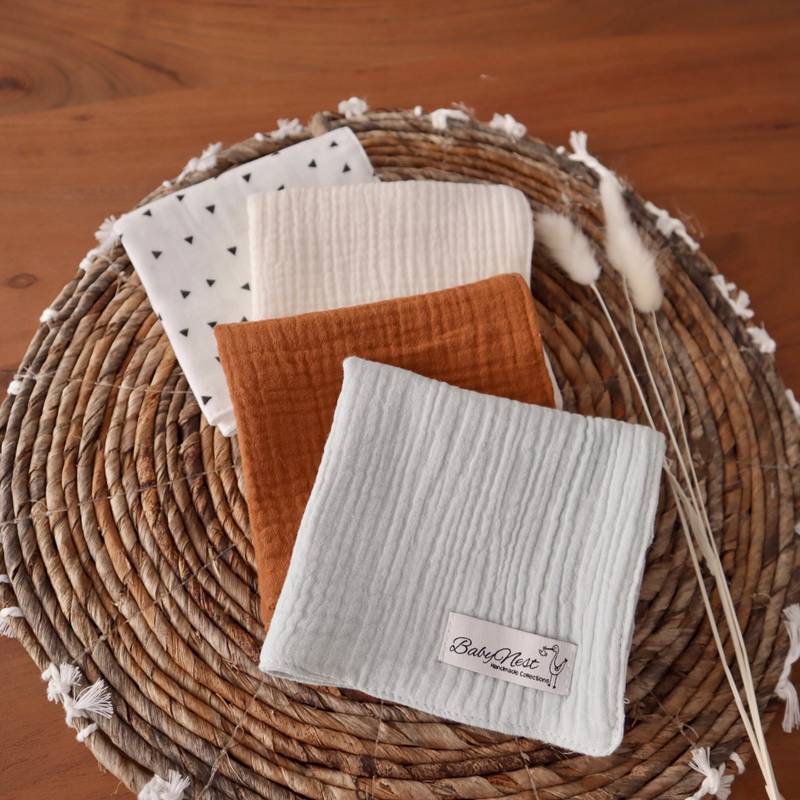Mulltücher 4er Set aus Premium Musselin Pastel Forest 11614 Mulltücher 4er Set aus Premium Musselin Pastel Forest Hauptbild