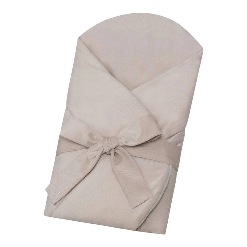 Einschlagdecke Velvet Beige – Image 1