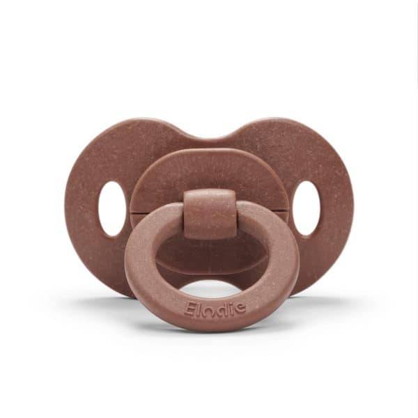 Elodie Bamboo Pacifier 3+ Months Burned Clay Main Image