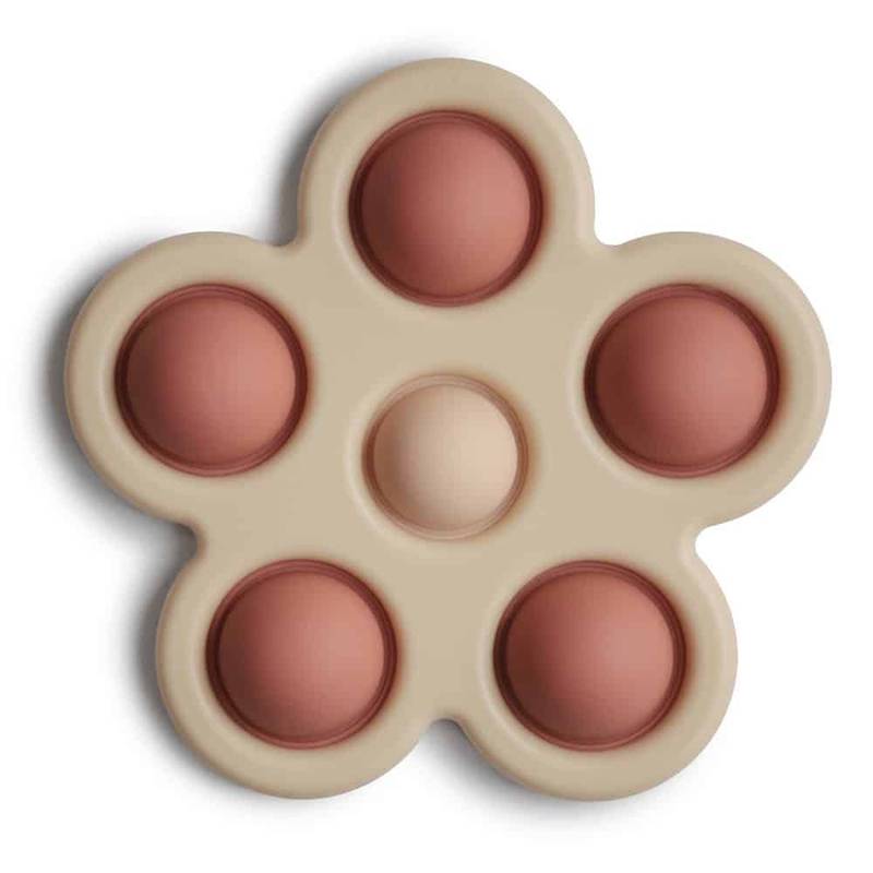 Mushie Press Toy Rose-Blush-Shifting Sand Main Image