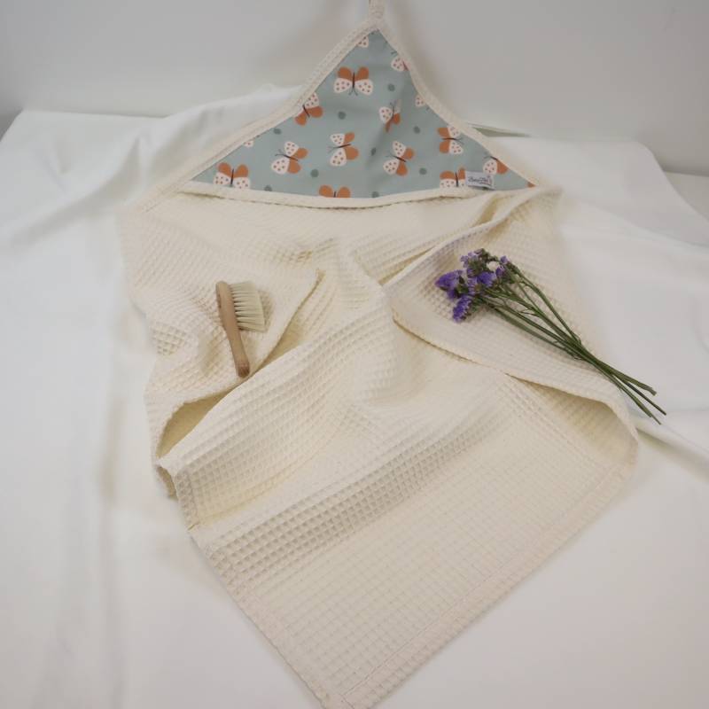 Baby hooded towel Butterfies main image