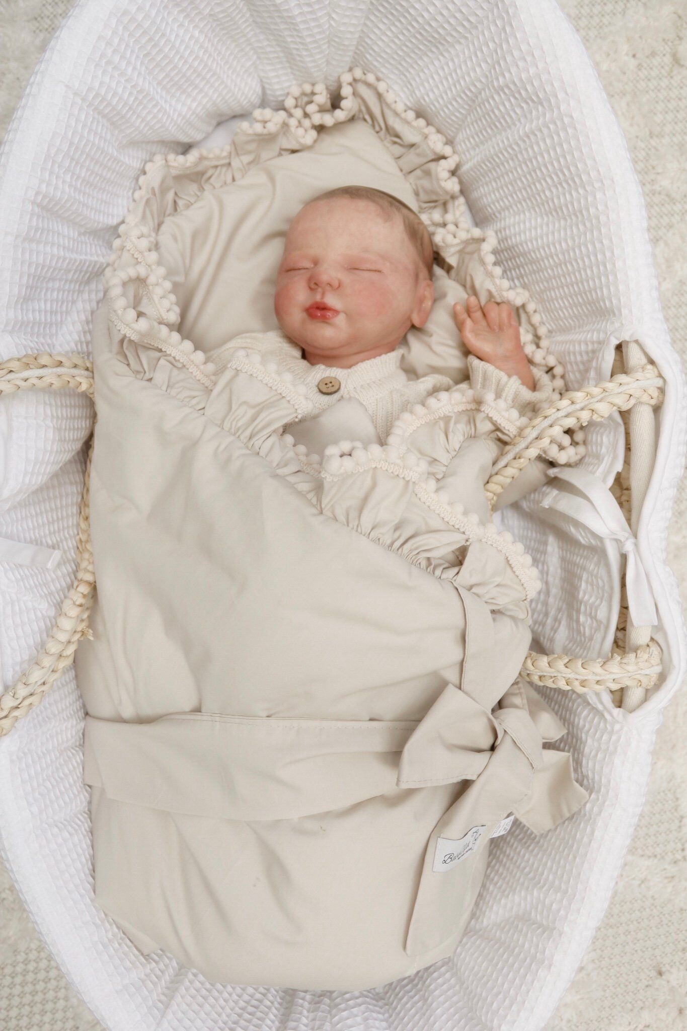 Boho Beige Swaddle Blanket | TOG 2.5 Main Image