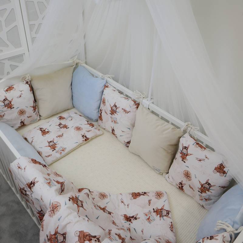 Complete Bedding Set | Flying Away Premium | Beige Velour | TOG 2.5 | 0-3 Years Main Image