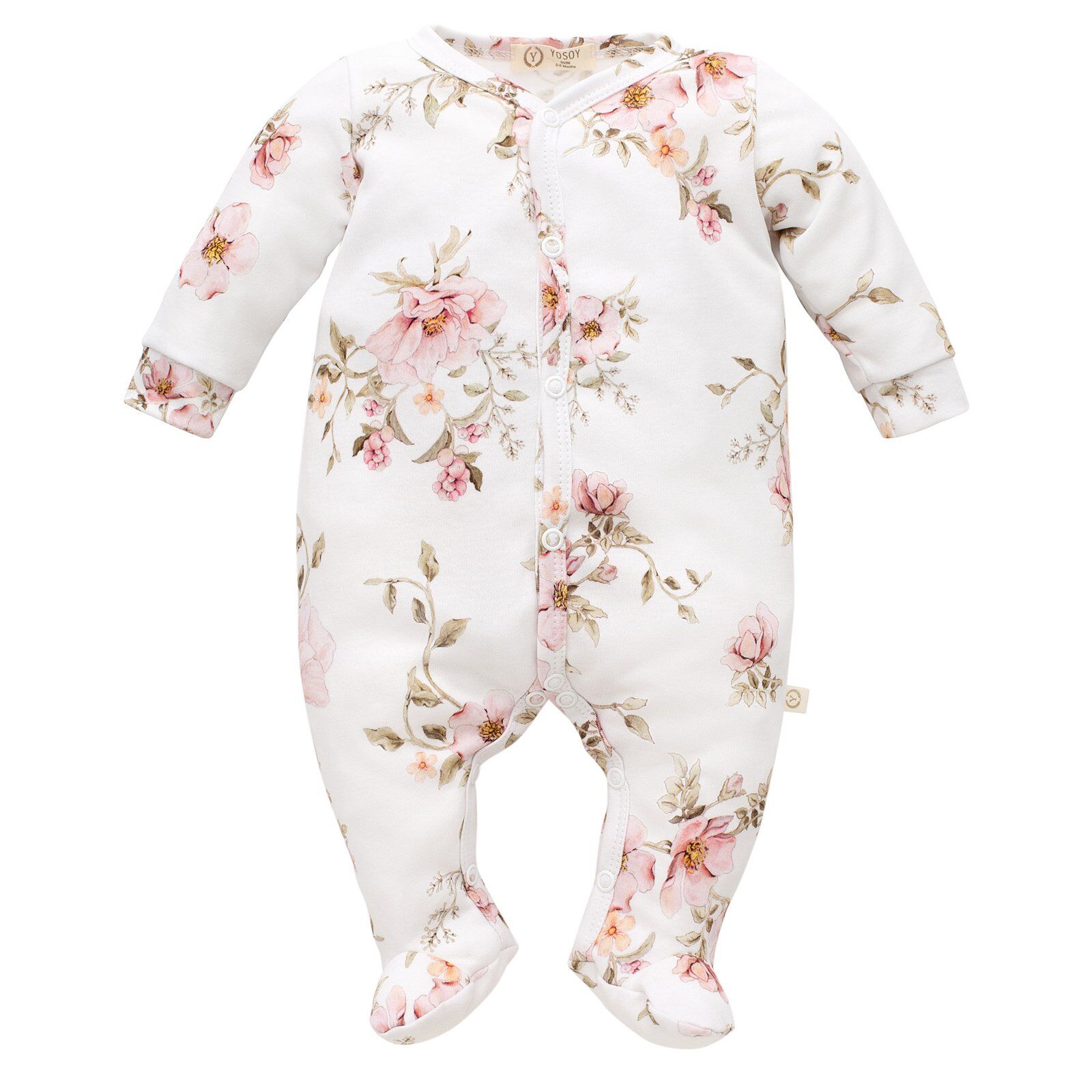 Strampler|Premium GOTS Baumwolle|Wild Rose 11424 Strampler|Premium GOTS Baumwolle|Wild Rose Hauptbild