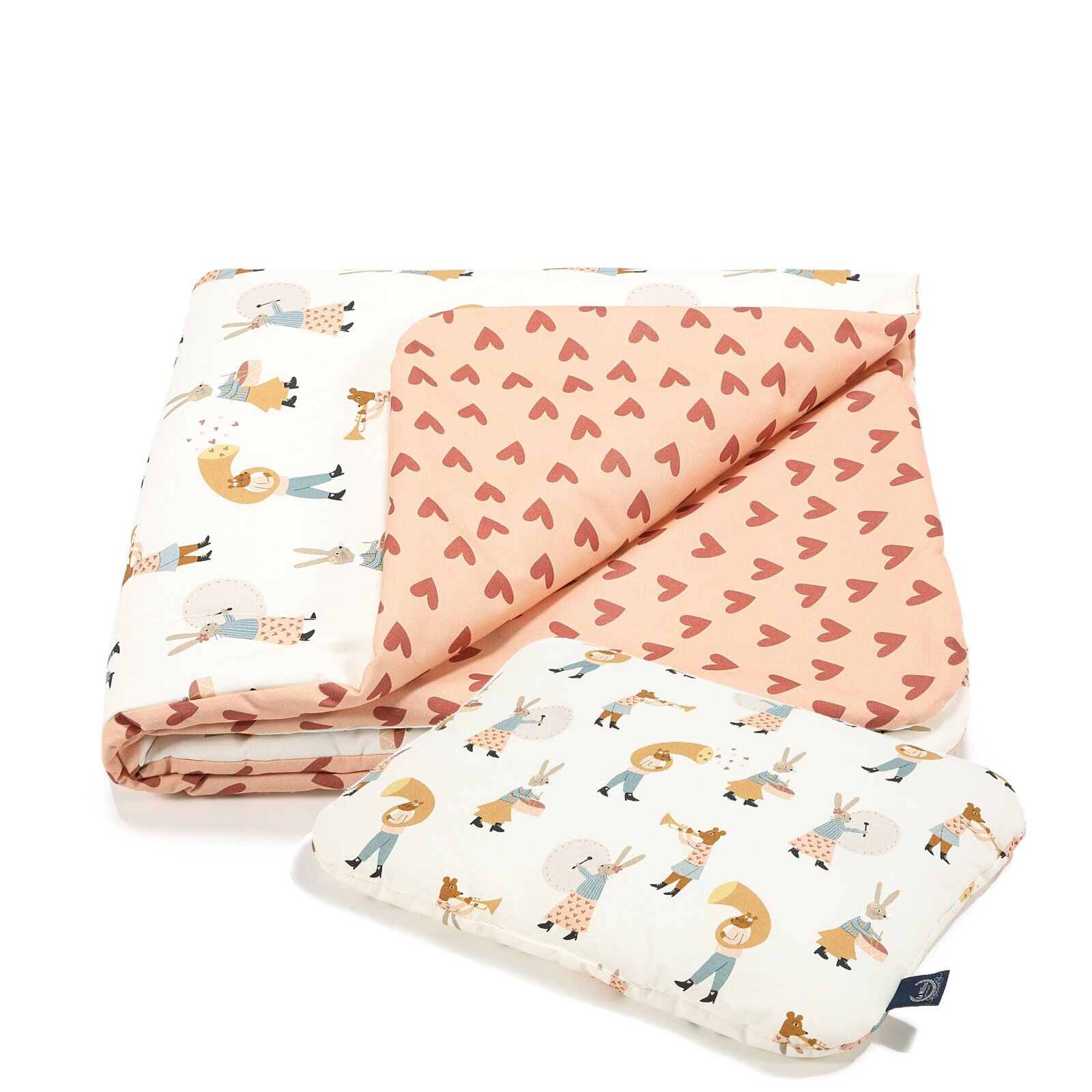 Bedding set | Premium cotton | TOG 2.5 | Heart Beat Pink (main image)