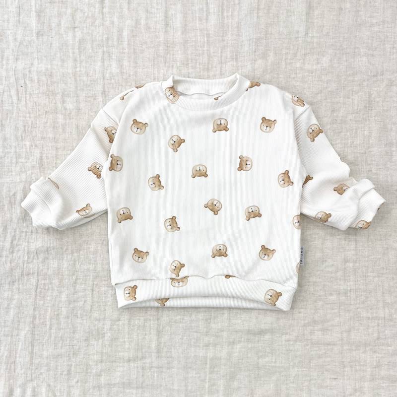 Baby Set | Sweatshirt & Trousers | GOTS Cotton | Sweet_Bears Main Image