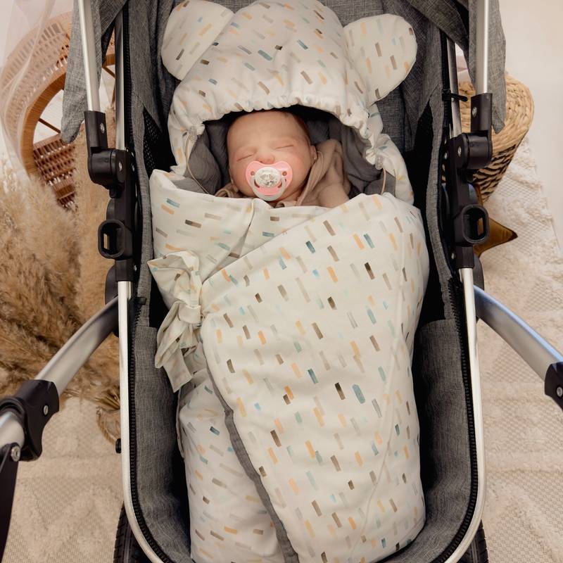 Car Seat Cover | Premium Muslin Cotton | Confetti Main Image