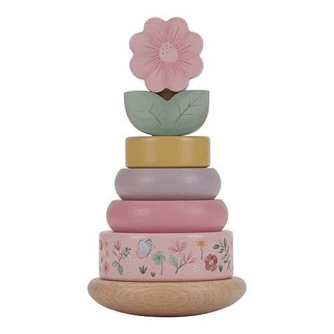 Little Dutch Holz-Stapelturm mit Ringen Fairy Garden FSC Hauptbild