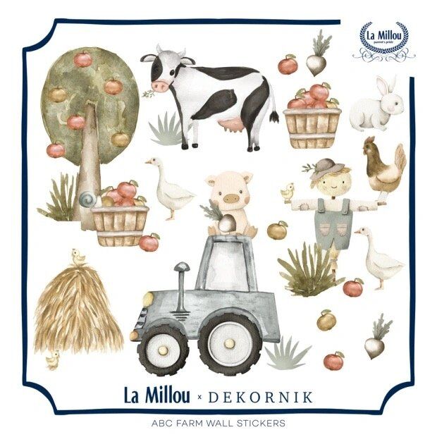 Wall Sticker ABC Farm Main Image