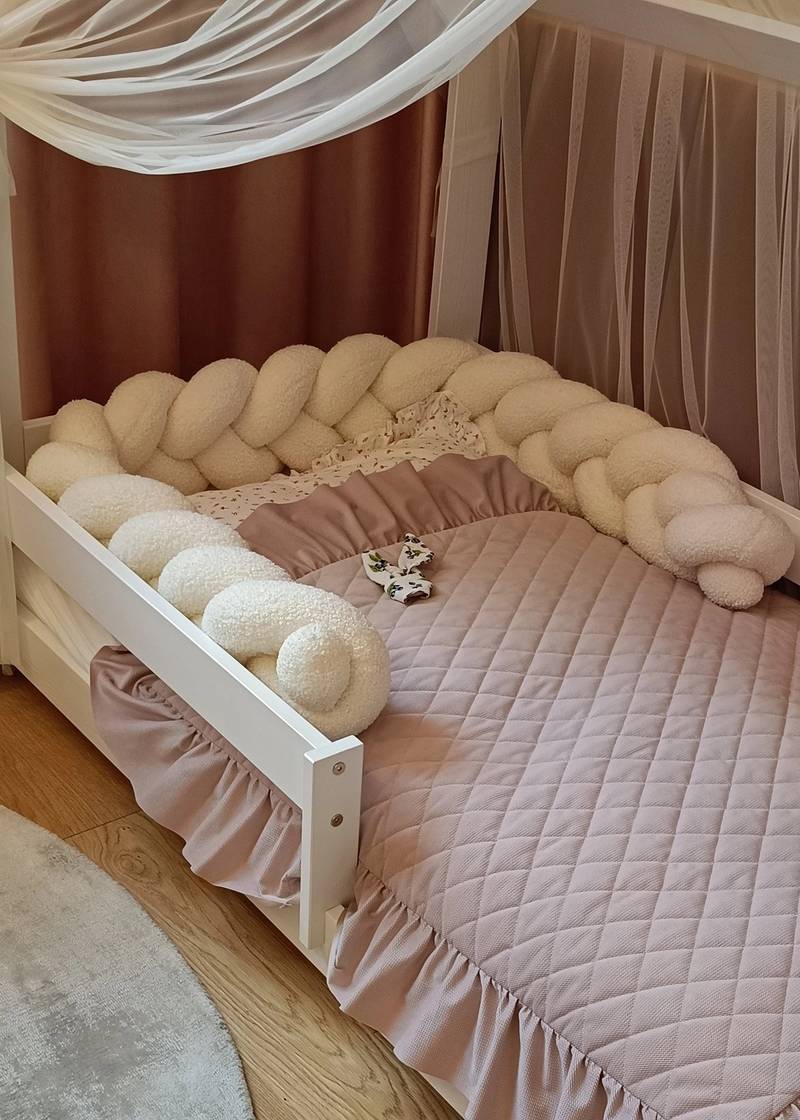 Bed snake Boucle Cream main image