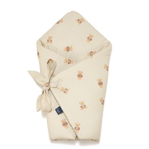 La Millou Baby Bear Swaddle Blanket Main Image