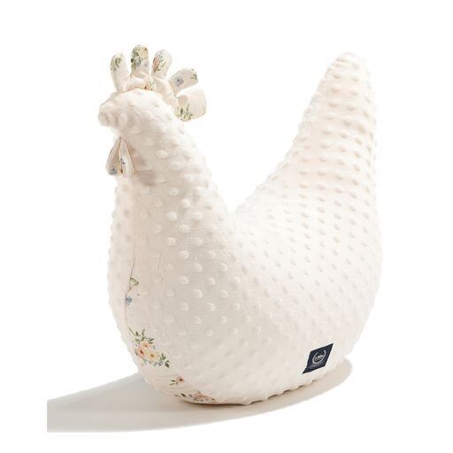 La Millou Grandma Dana's Hen Pillow Minky English Garden Main Image