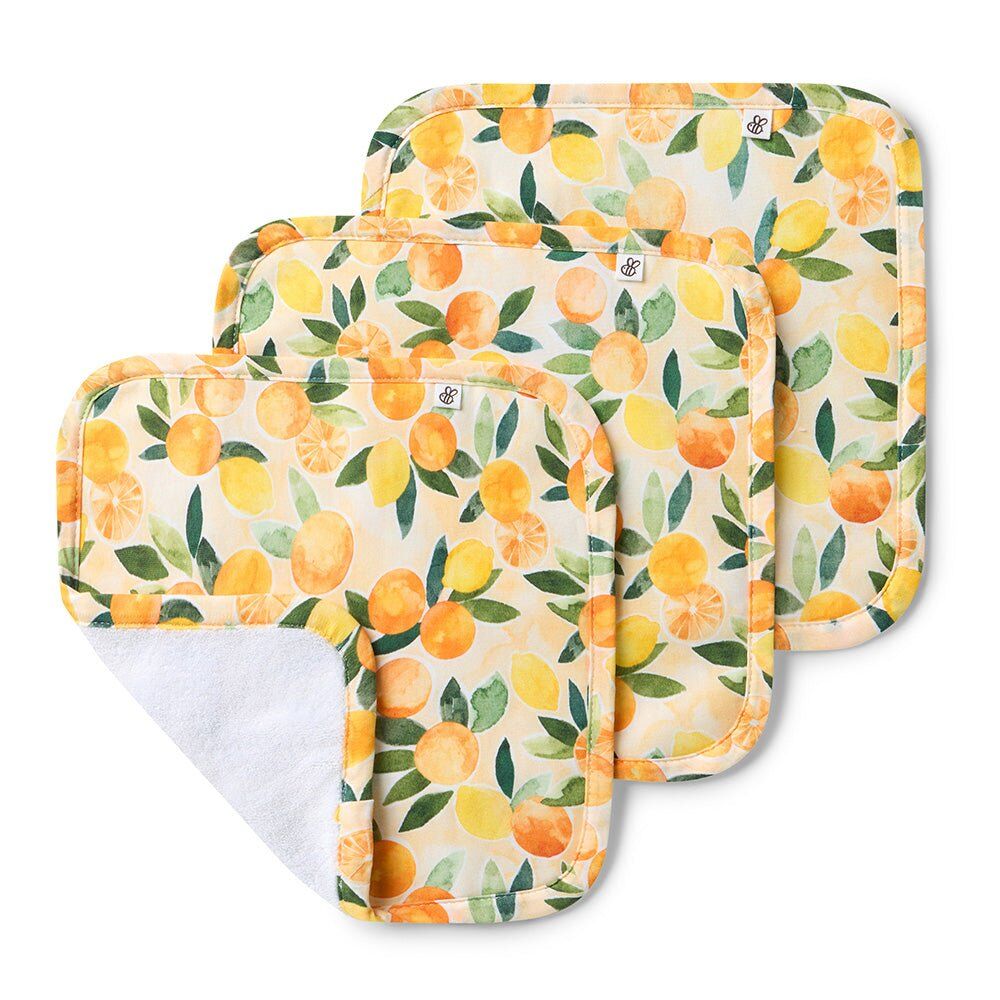 sunny_citrus_wash_cloths_1_1000x@2x.jpg Sunny Citrus Bio-Waschlappen 3er-Pack – Bild 1