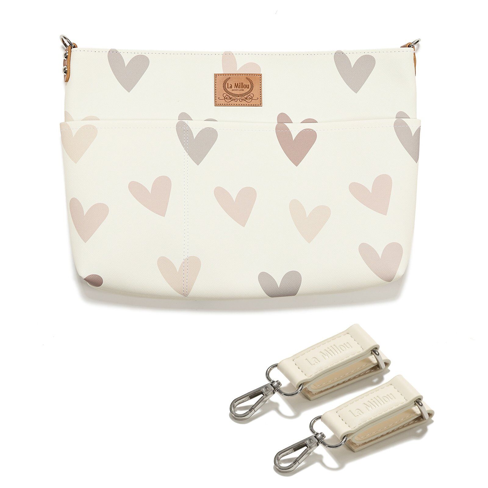 Stroller Organizer Feeria HEARTBEAT BEIGE_Main image