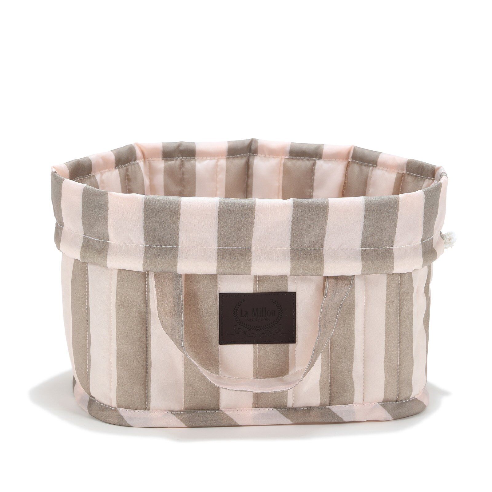 Organisateur de couches en nylon rayé beige_Image principale