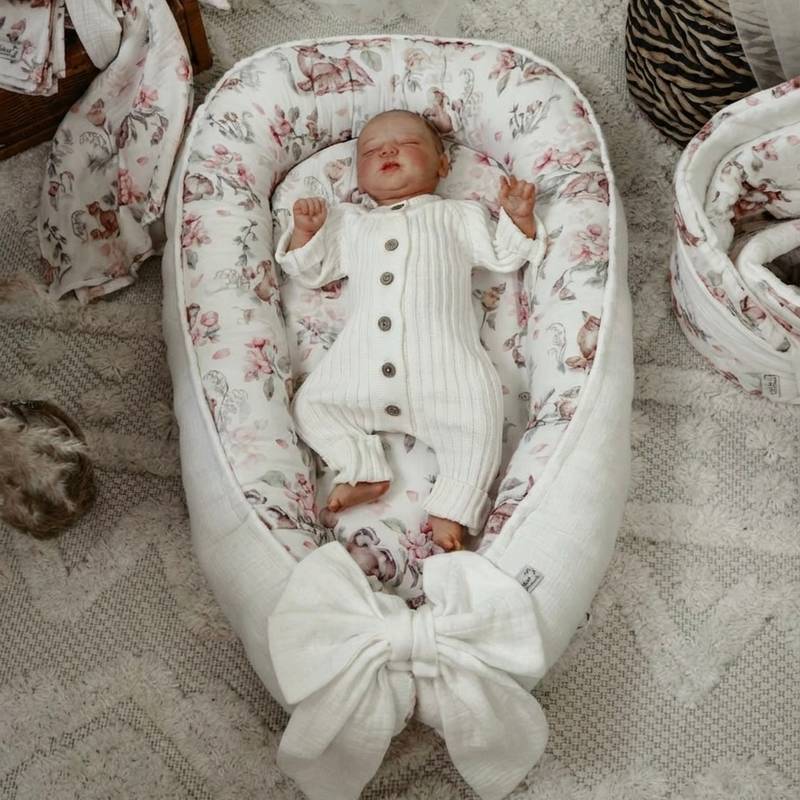Babynest |Premium Ultra Soft Musselin |3er Set|Magic Forest – Bild 1