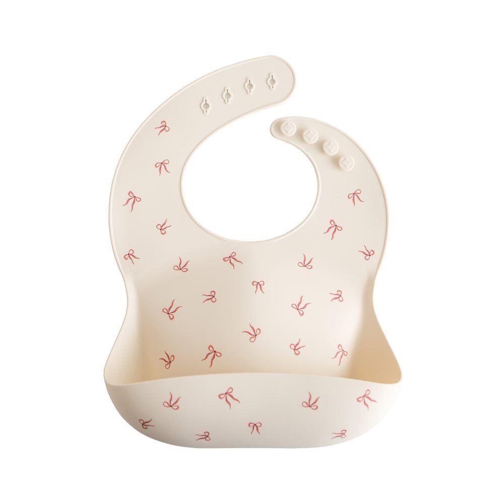 Mushie Silikon Lätzchen Bows – Bild 1