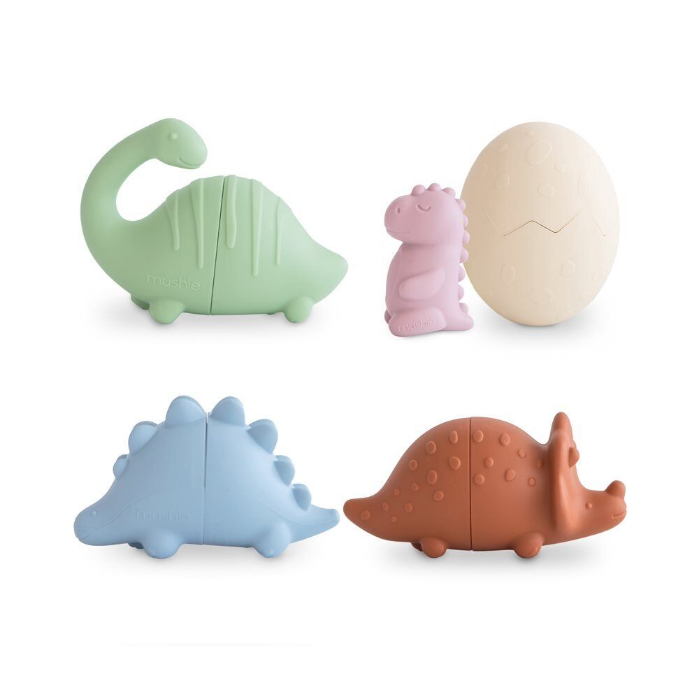Mushie Bade Spielset Dinosaurs – Bild 1