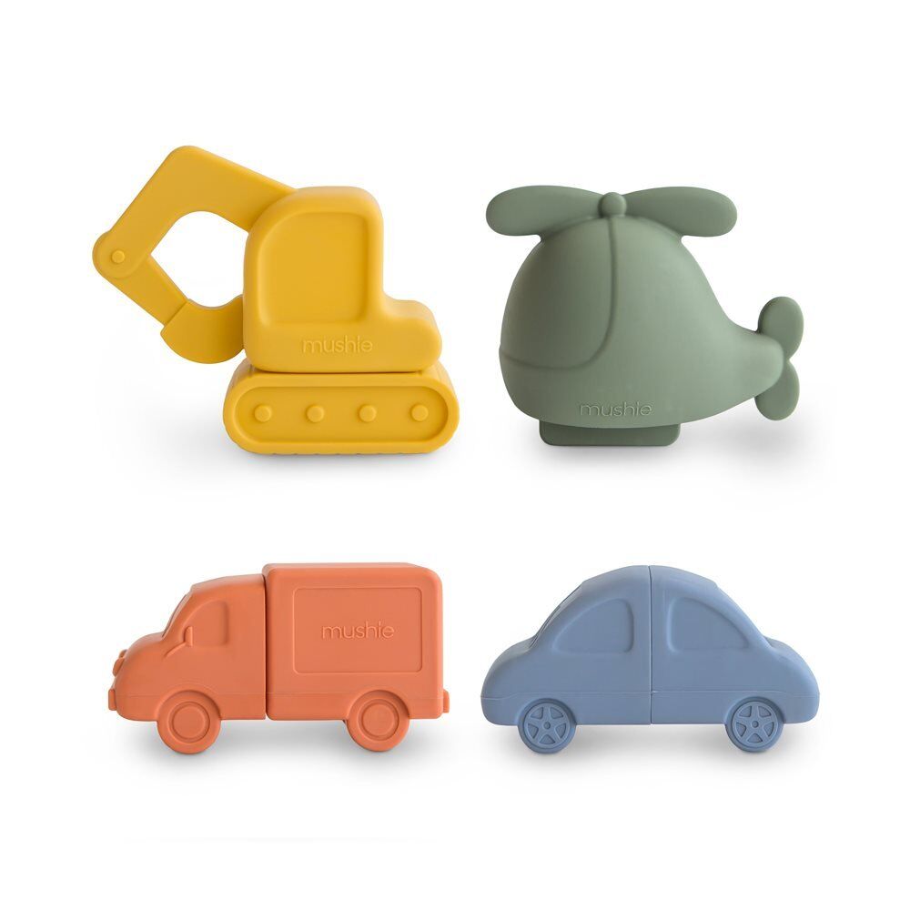 Mushie Bade Spielset Vehicles – Bild 1