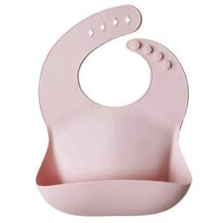 Bavoir en silicone rose blush Mushie Image principale