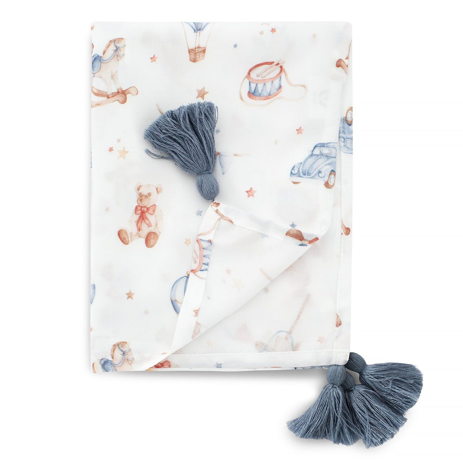 Set Swaddle Baby Blanket and Pillow Retro Toys Main Image