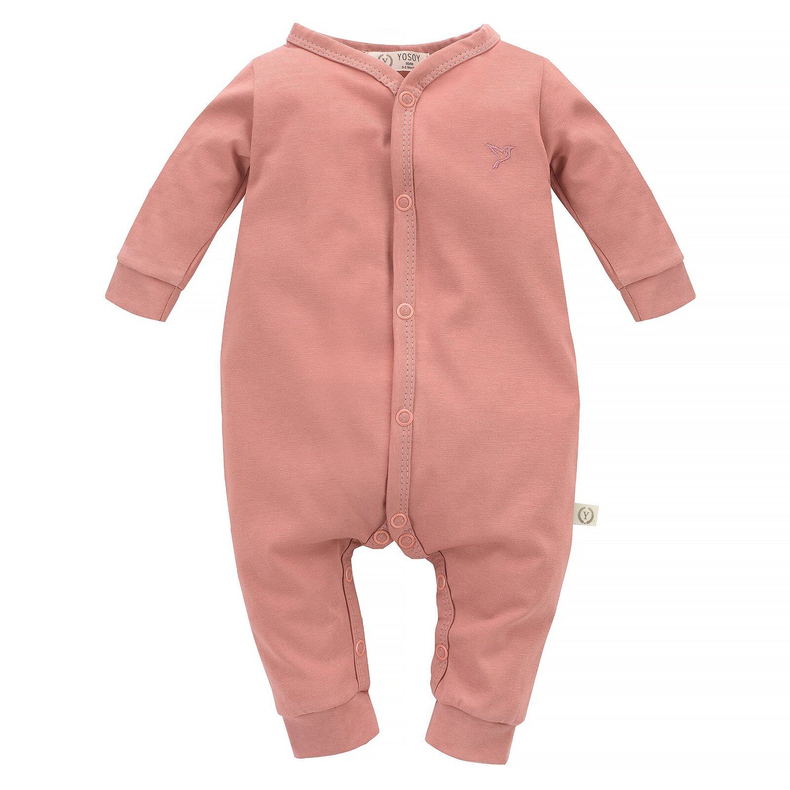 Set Baby Strampler und Mütze Rose Gold -(0-3M) Hauptbild
