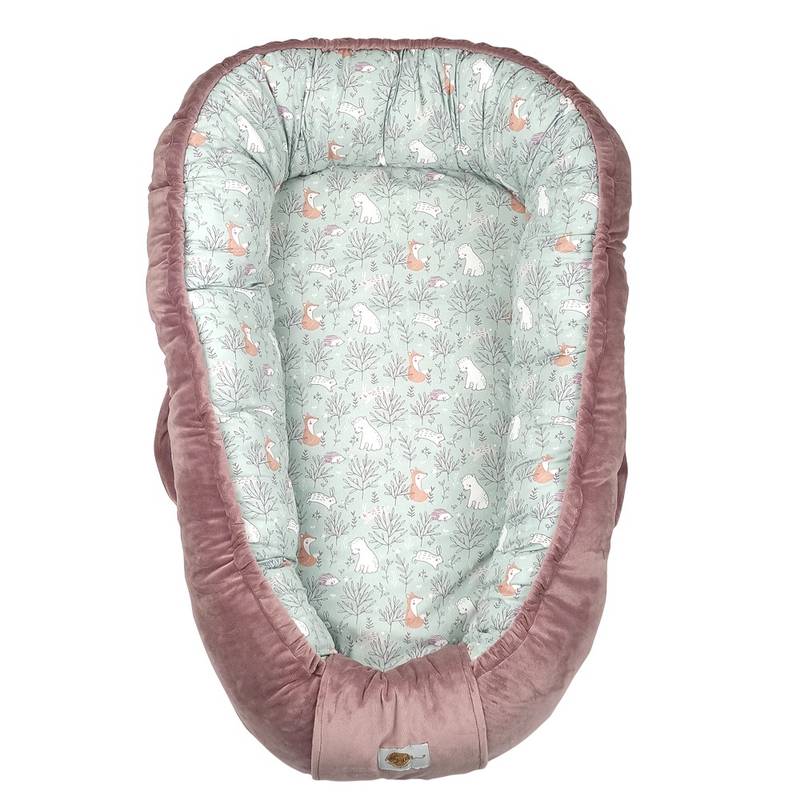 Babynest XXL|Premium Baumwolle-Velvet| Spring Hauptbild