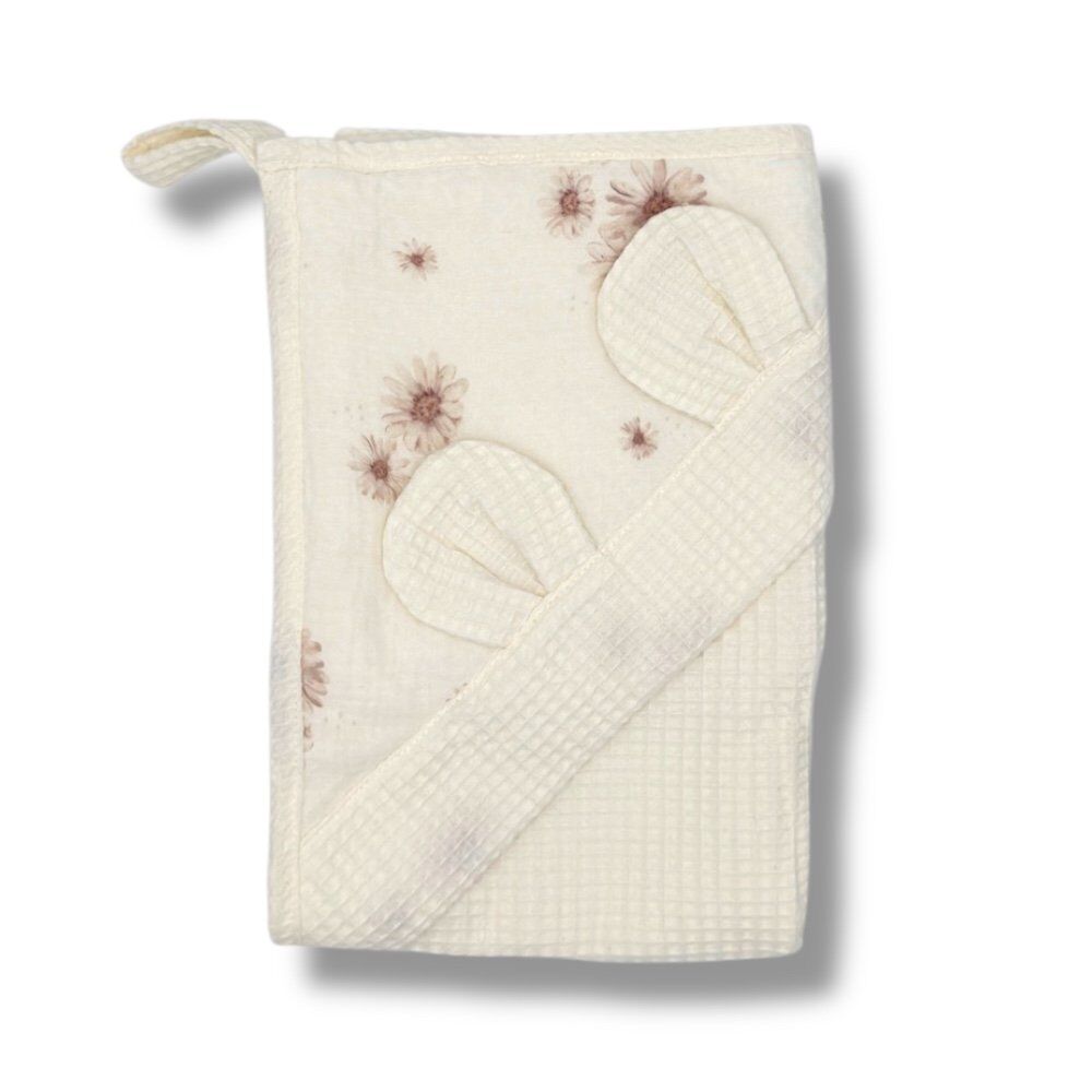 Serviette de bain à capuche | Gaufre | Marguerites 30458 Serviette de bain à capuche | Gaufre | Image principale Marguerites