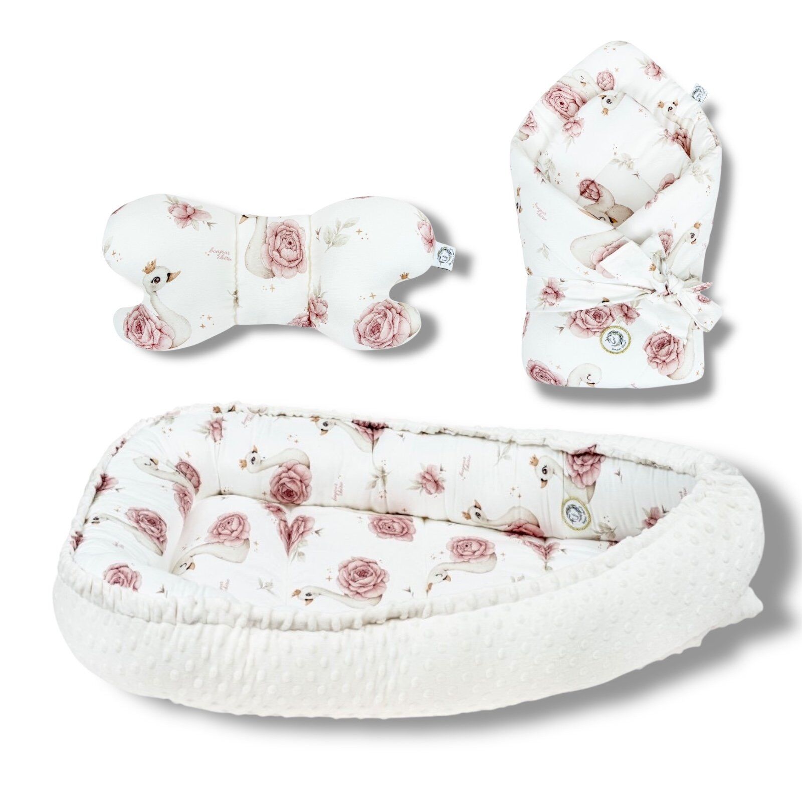 Babynest |Premium Baumwolle Minky|3er Set|Royal Baby Hauptbild