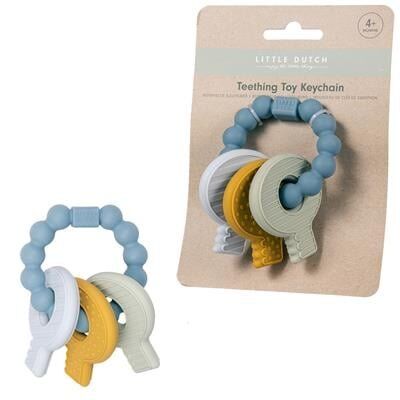 Collier de dentition en silicone Little Dutch, bleu (image principale)