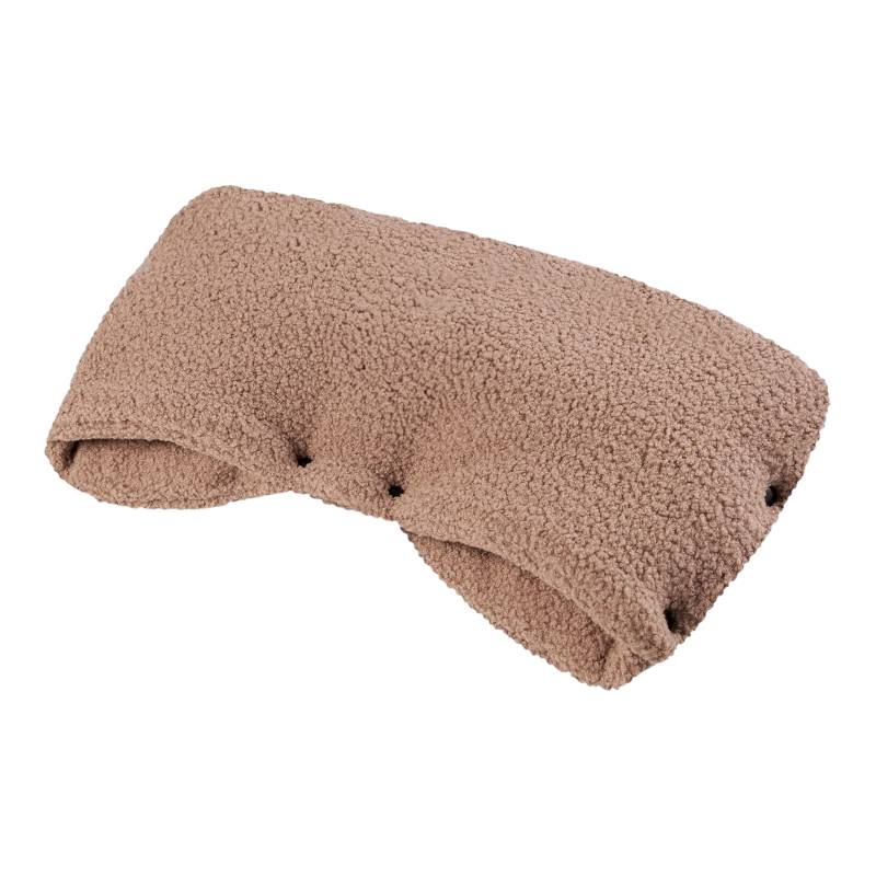 Scaldamani per passeggini in alpaca bouclé – Biscuit (immagine principale)