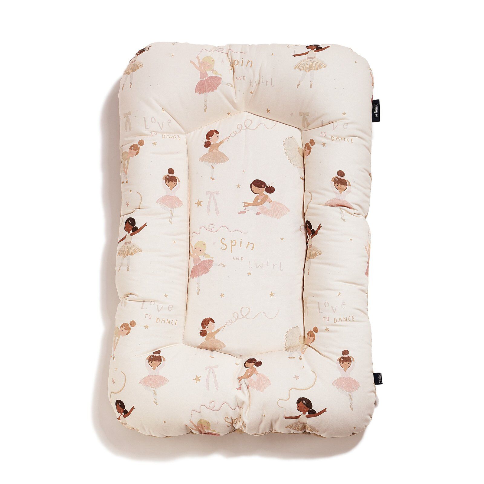 Babynest Baumwolle Velvet BALLERINE - M - 50 x 86 cm – Bild 1