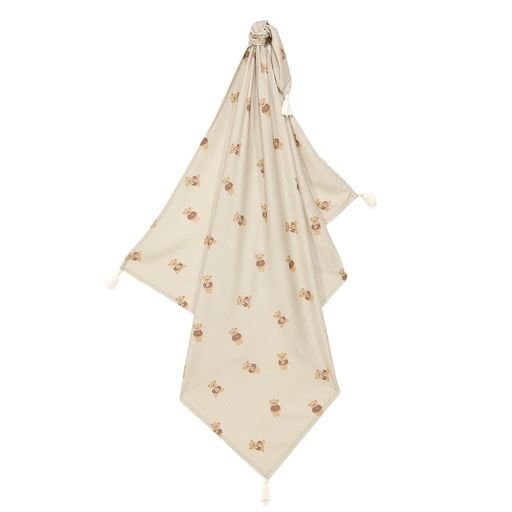Wickeln Bamboo BABY BEAR 100 x 120 cm – Bild 1