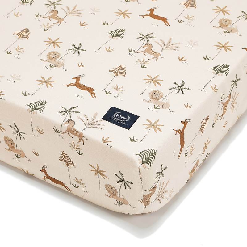 Fixleintuch Baumwolle LITTLE SAVANNAH - M - 70 x 140 cm_Hauptbild