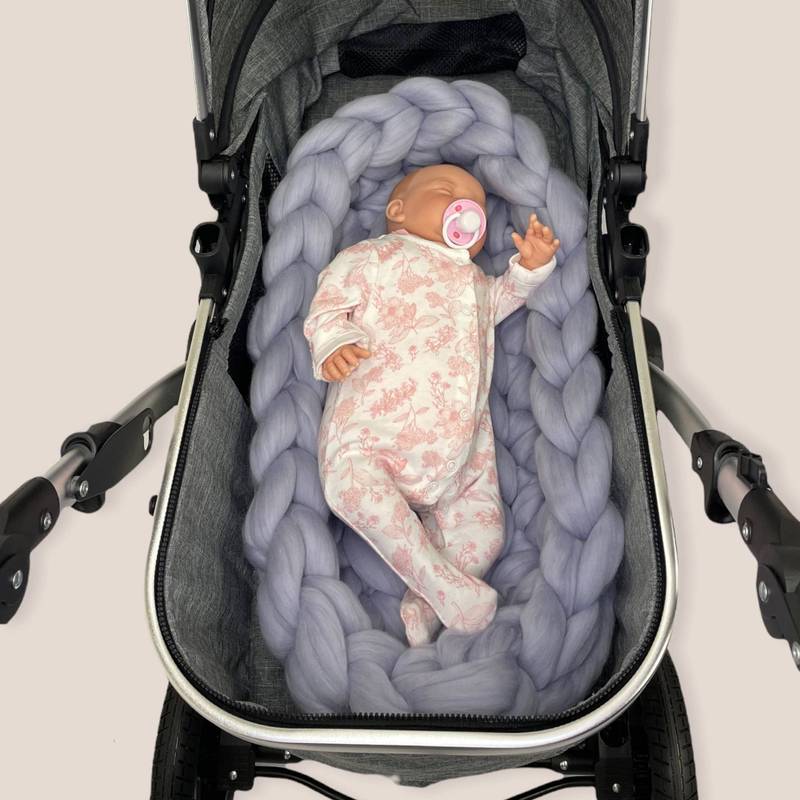 Toddler nest Merino wool Seal main image