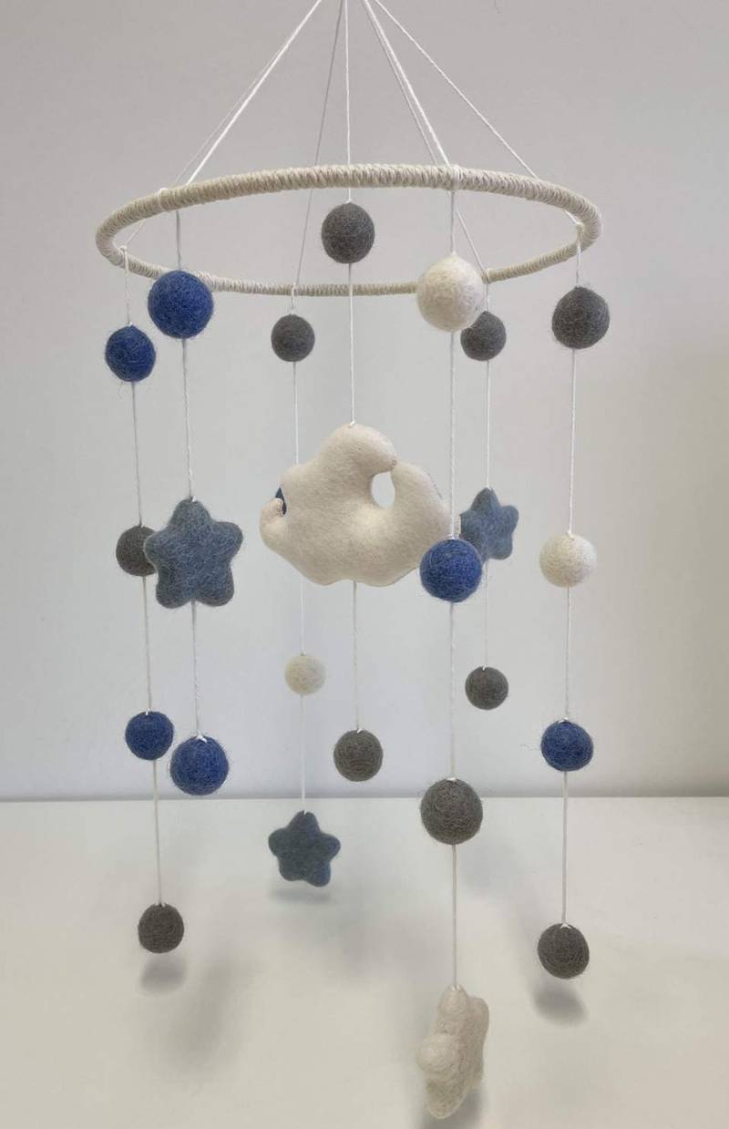 Baby mobile cloud handmade 2821 Baby mobile cloud handmade main image