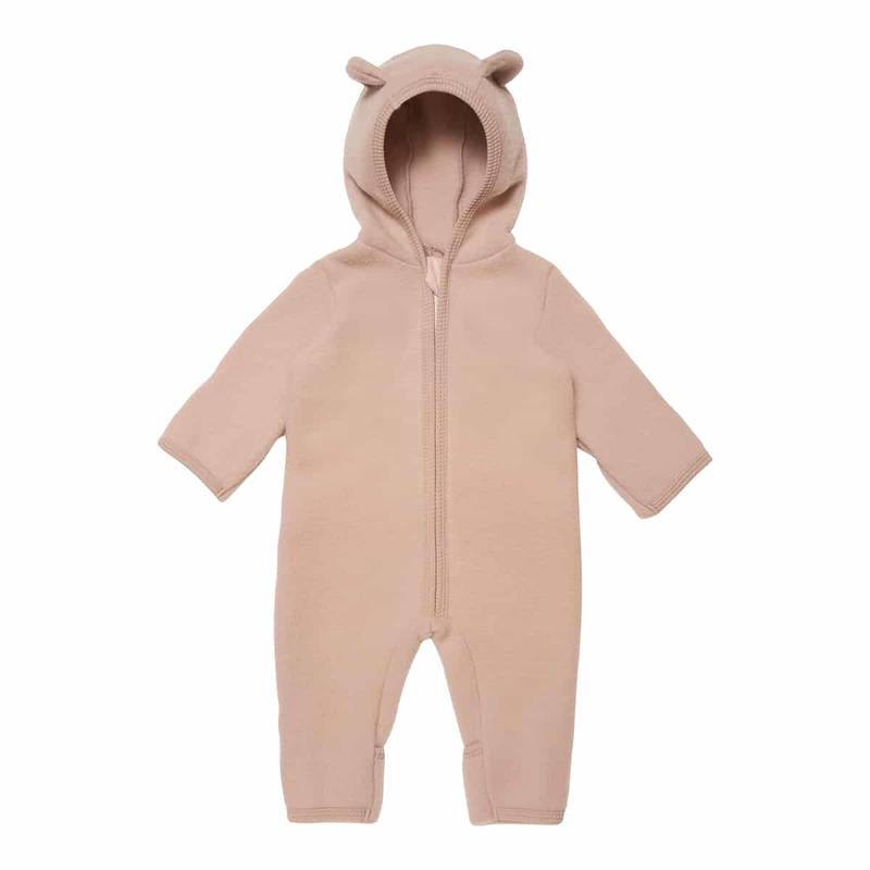Huttelihut-Allie Baby Overall with ears Wolle Hauptbild