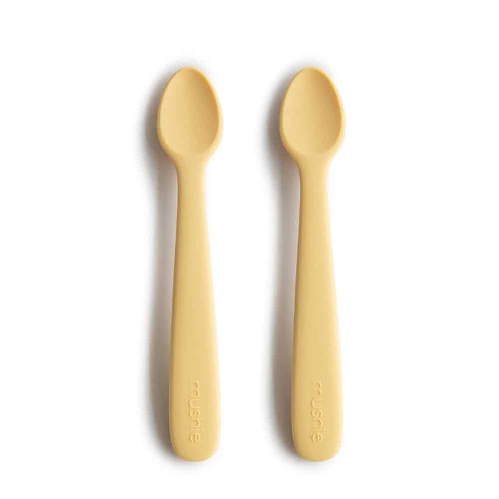 Mushie Baby Löffel 2er Set Pale Daffodil Hauptbild