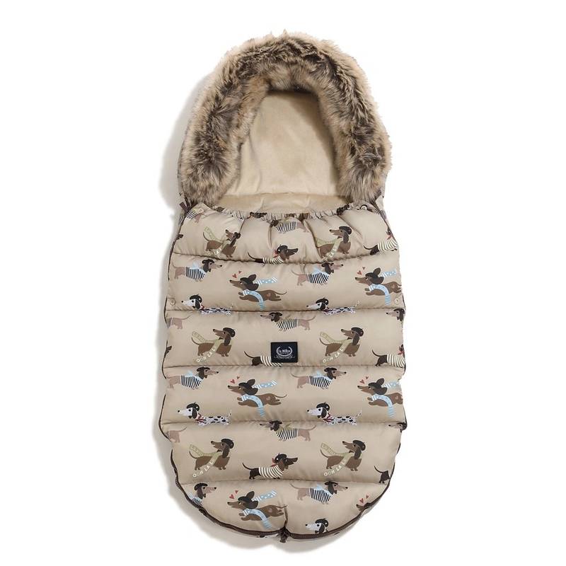 Aspen Winterproof Uni Fusssack für Kinderwagen |Pierre the Dog Hauptbild
