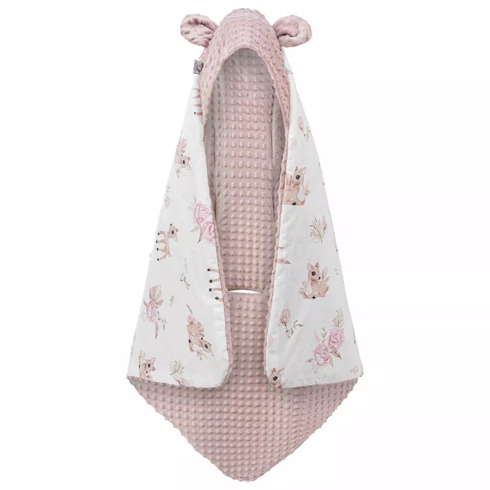 Autoschale Decke |Premium Baumwolle Minky|Bambi Girl Hauptbild