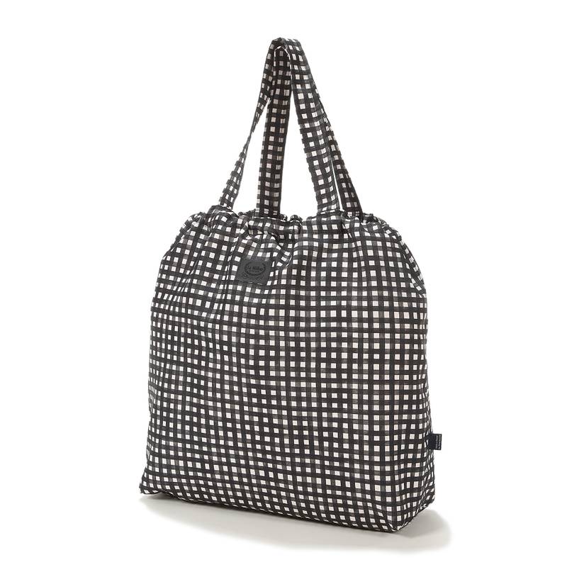 Shopper Bag BLACK VICHY - L_Main image